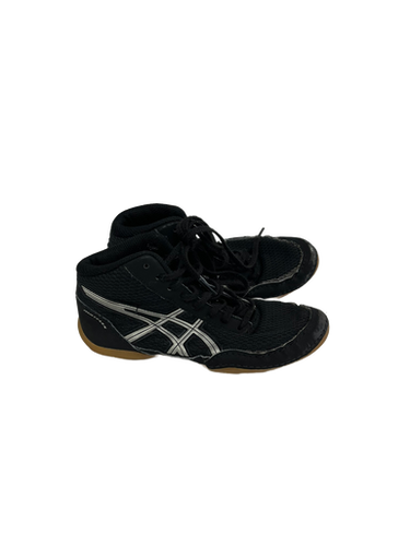 Used Asics MATFLEX Wrestling Shoes Black Youth 13.0 11692-S000139019