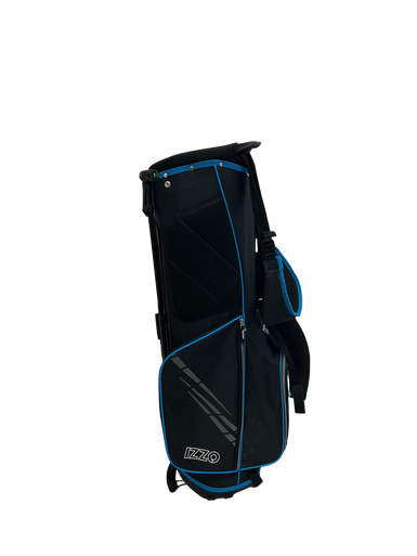 Used Izzo STAND BAG Mens Stand Bag Black And Carolina Blue 11692-S000139029