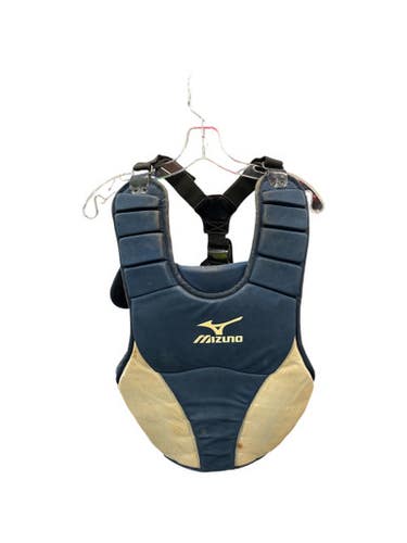 Used Mizuno MIZUNO Catchers Chest Protector Navy Blue Adult 11862-S000089379