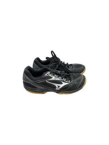 Used Mizuno CYCLONE SPEED VB Shoes Junior Black And Silver Junior 06 11862-S000089863
