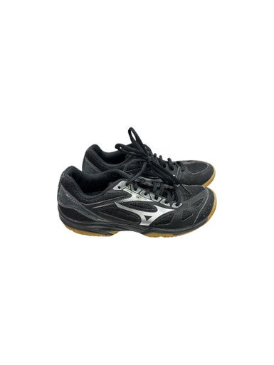 Used Mizuno CYCLONE SPEED VB Shoes Junior Black And Silver Junior 06 11862-S000089863