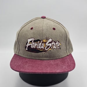 NEW Vintage 1990s Florida State Seminoles NCAA College Sports Vtg Hat Snapback
