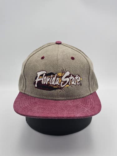 NEW Vintage 1990s Florida State Seminoles NCAA College Sports Vtg Hat Snapback