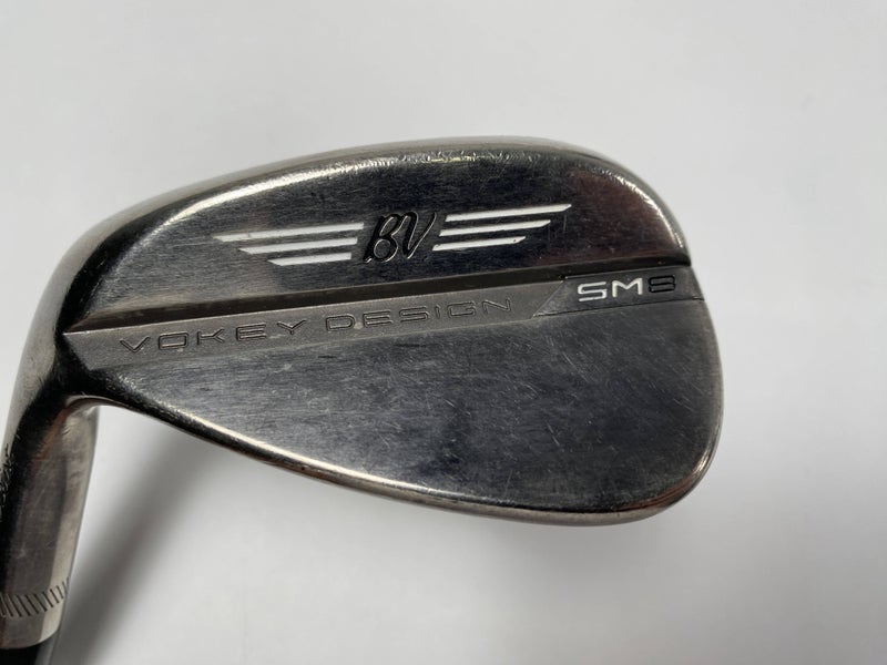 Titleist Vokey SM8 Brushed Steel Gap Wedge GW 50* 12 F-Grind Wedge Steel Mens LH
