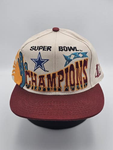 NEW Vintage Dallas Cowboys Logo Athletic NFL Super Bowl XXX Sports Hat Snapback