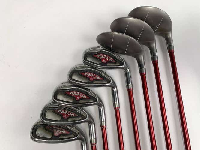 Cobra Baffler 2012 Hybrid Iron Set 4-PW+GW Baffler 53g Regular Graphite Mens RH