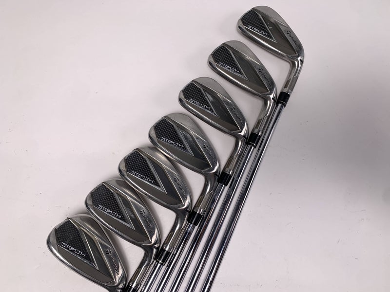 TaylorMade Stealth Iron Set 5-PW+GW KBS Max 85g Stiff Steel Mens RH