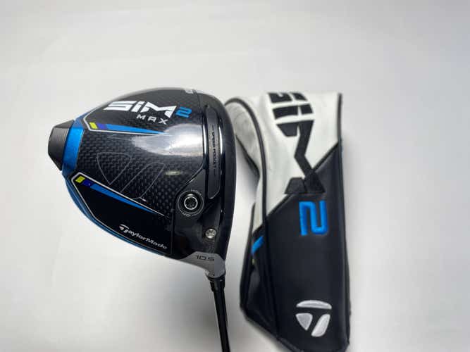TaylorMade SIM2 MAX Driver 10.5* HZRDUS RDX Smoke 6.0 Black 60g Stiff RH HC