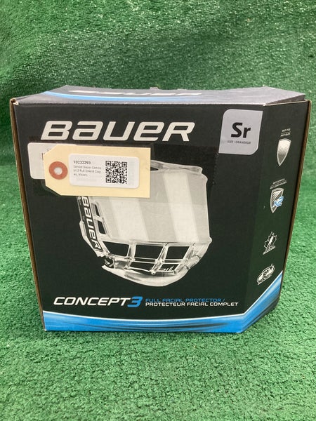 Senior Bauer Concept 3 Full Shield Cages, Visors & Shields Shield (Used)