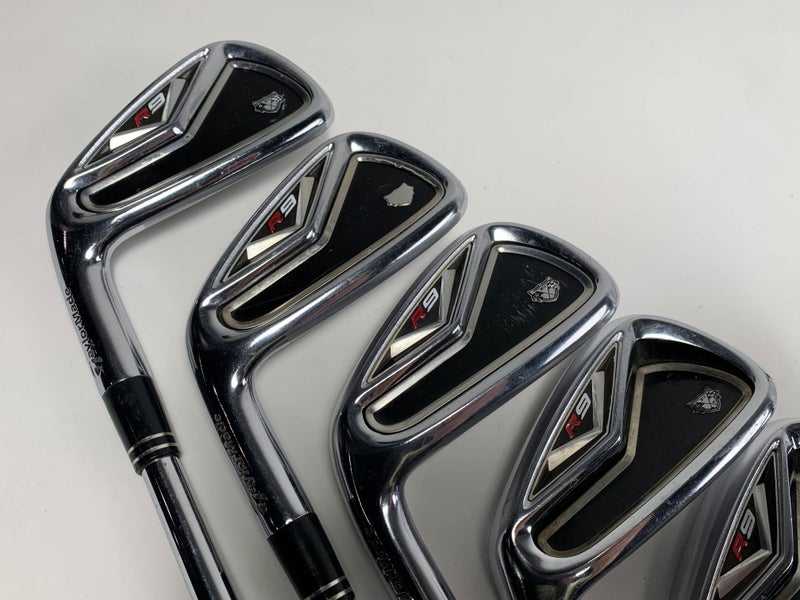 TaylorMade R9 TP Forged Iron Set 3-PW KBS Stiff LH Midsize Grips +1/2''