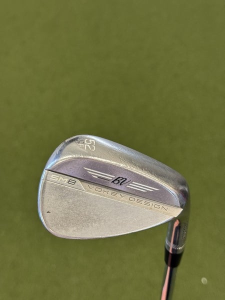 Titleist Vokey Sm8 Brushed Steel Wedge 52-12 F-Grind Wedge Flex