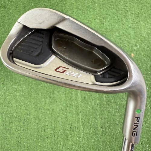 READ Ping G20 Pitching Wedge PW CFS Stiff Flex Steel Green Dot Right Handed