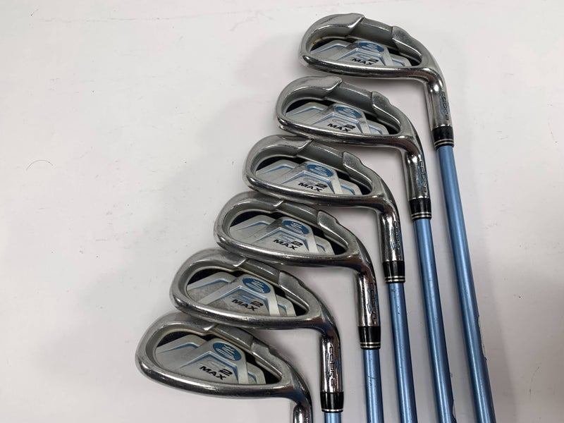 Cobra S2 Max Iron Set 7-PW+GW+SW Aldila DVS-HL Ladies Graphite Womens RH
