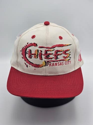 NEW Vintage Kansas City Chiefs 1990s NFL Sports Logo Athletic Hat Cap Snapback