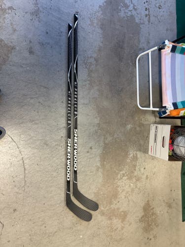 2 Pack Senior Sher-Wood Project 8 Left Hand Hockey Stick P28 (Used)
