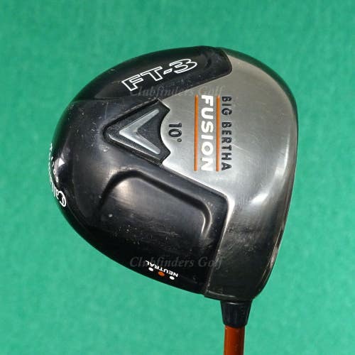Callaway Golf Big Bertha Fusion FT-3 Neutral 10 Driver Aldila NVS 55 Regular