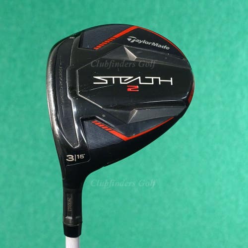 LH TaylorMade Stealth 2 15 Fairway Wood 3 Project X Even Flow 6.5 Extra Stiff