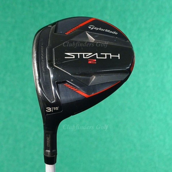 LH TaylorMade Stealth 2 15 Fairway Wood 3 Project X Even Flow 6.5 Extra Stiff