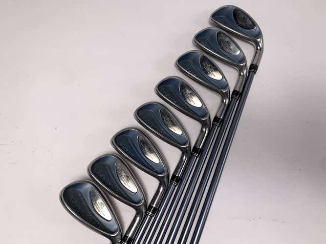 Cobra 3400 I/XH Iron Set 4-PW+SW Graphite Design YS-5.1 Ladies Steel Womens RH