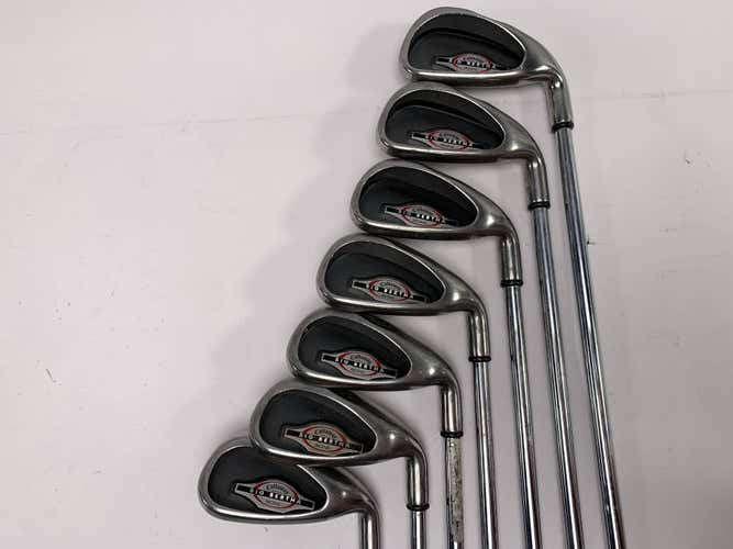 Callaway Big Bertha 2002 Iron Set 4-PW Uniflex Steel Mens RH
