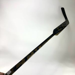 New Regular Black/Gold CCM Eflex 5 Pro Lite Goalie Stick | 25" Paddle Heel Curve | U446