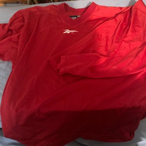 Red Reebok Senior Size 52 Heavy-duty Nylon Hockey Practice Jersey