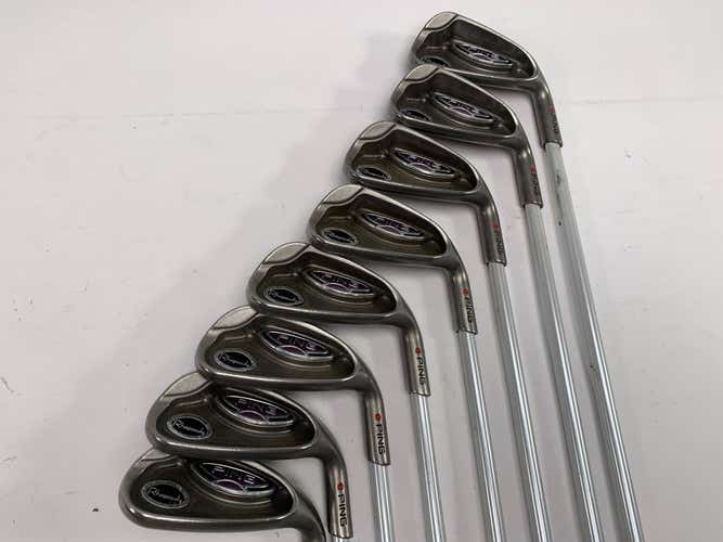 Ping Rhapsody Iron Set 5-PW+AW+SW Red Dot ULT 129 Ultra Light Ladies Graphite RH
