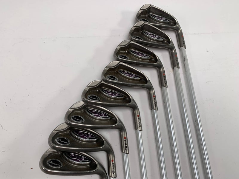 Ping Rhapsody Iron Set 5-PW+AW+SW Red Dot ULT 129 Ultra Light Ladies Graphite RH