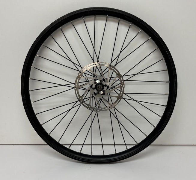 Pedego 36-Spoke Black Aluminum Disc Brake Bolt-On 26" e-Bike Wheelset + Motor