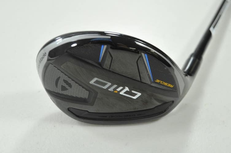 LEFT HANDED TaylorMade Qi10 Rescue 4-22* Hybrid Regular Flex Graphite # 199997