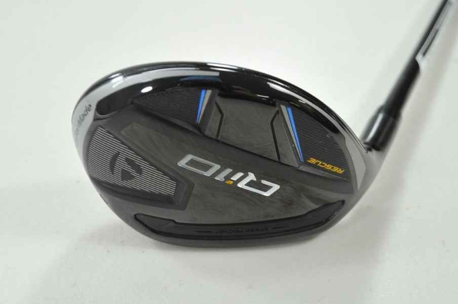 LEFT HANDED TaylorMade Qi10 Rescue 4-22* Hybrid Regular Flex Graphite  # 199997