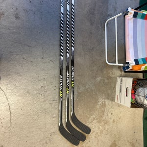 3 Pack Intermediate Warrior Alpha LXT Left Hand Hockey Stick P88 (Used)