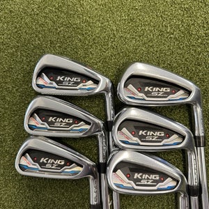 Cobra KING SZ ONE Length IRONS 5-PW Steel Stiff Flex KBS