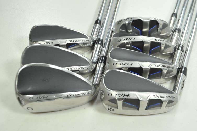 LEFT HANDED Cleveland Halo XL Full-Face 5-PW,DW Iron Set Regular Steel  # 199641