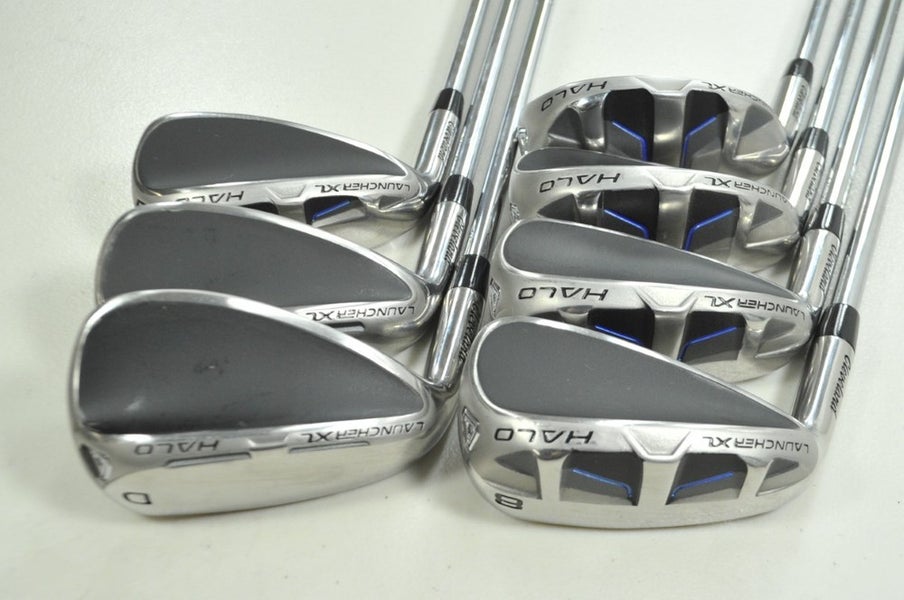 LEFT HANDED Cleveland Halo XL Full-Face 5-PW,DW Iron Set Regular Steel  # 199641