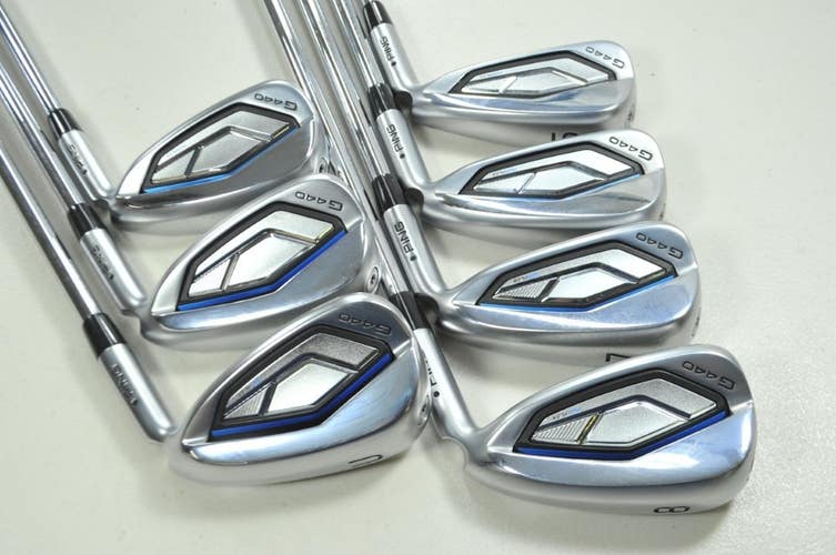 Ping G440 5-W,UW Iron Set Regular Flex Black Dot Right AWT 3.0 Steel  # 199984