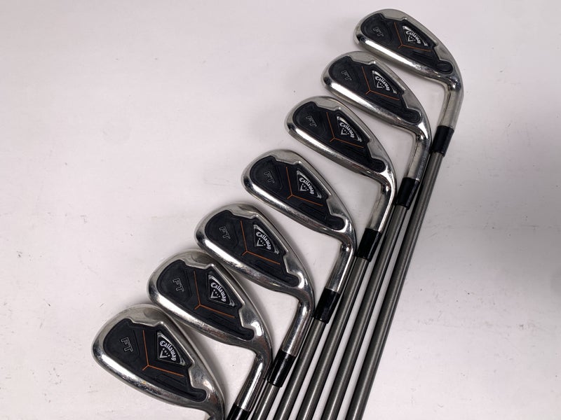 Callaway FT Iron Set 4-PW AeroTech SteelFiber i95 Regular Graphite Mens RH