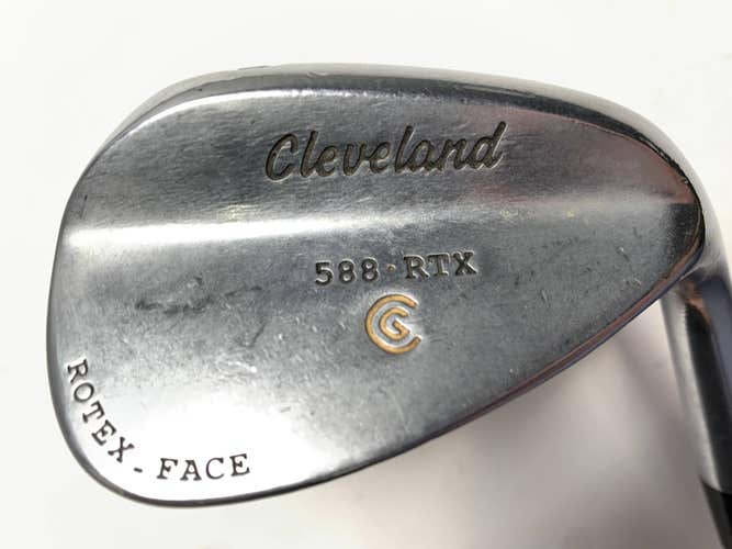 Cleveland 588 RTX Satin Chrome Gap Wedge GW 50* 10 True Temper DG Steel Mens RH