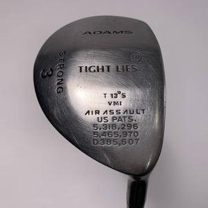 Adams Tight Lies 1998 3 Fairway Wood 13* Regular Graphite Mens RH