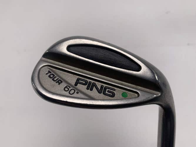 Ping Tour Lob Wedge LW 60* Green Dot 2* Up TFC 100 I Stiff Graphite Mens RH