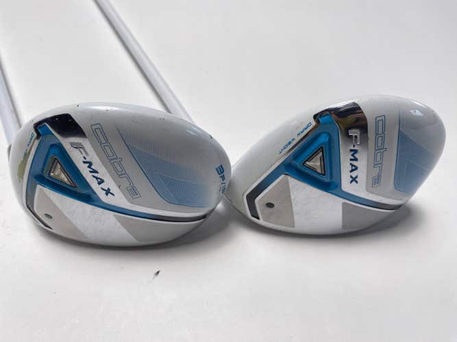 Cobra F-Max 3 & 5 Fairway Wood Set 19* 23* SuperLite 55g Ladies RH