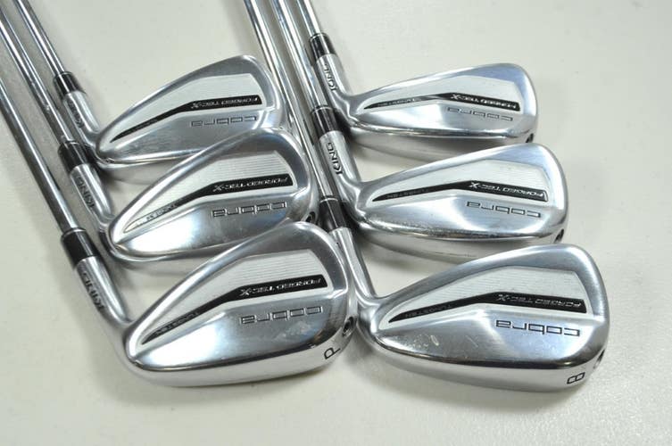 Cobra King Forged Tec X 6-PW,GW Iron Set Regular Flex RH MPH 85g Steel # 193766