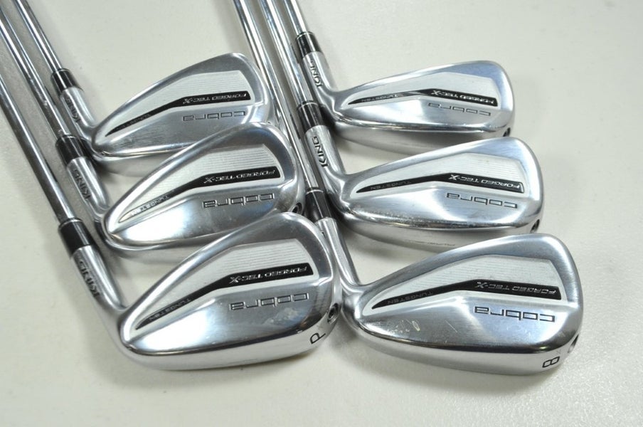 Cobra King Forged Tec X 6-PW,GW Iron Set Regular Flex RH MPH 85g Steel # 193766