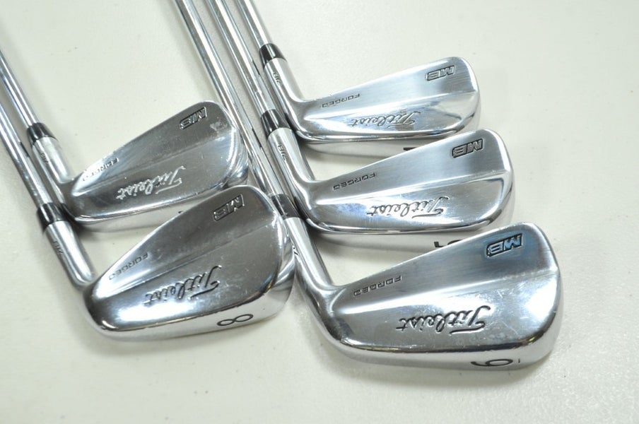 Titleist 718 MB 4-8 Iron Set Stiff Flex Right Rifle 6.0 Steel NO 9 or PW #199982