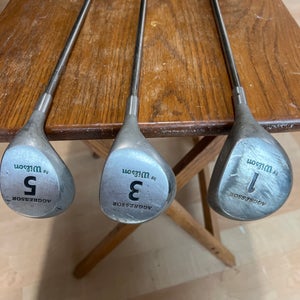 Men's Wilson Right Handed Driver, 3 And 5 (all Used)