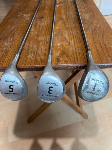 Men's Wilson Right Handed Driver, 3 And 5 (all Used)