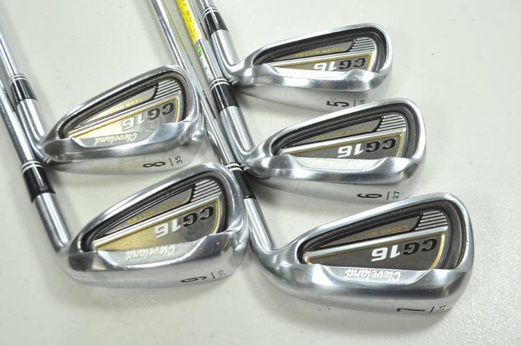 Cleveland CG16 Tour Satin Chrome 5-9 Iron Set Stiff Flex Right Steel # 196354