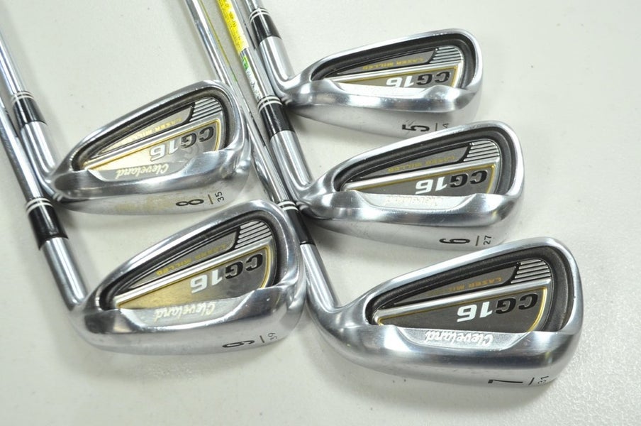 Cleveland CG16 Tour Satin Chrome 5-9 Iron Set Stiff Flex Right Steel # 196354