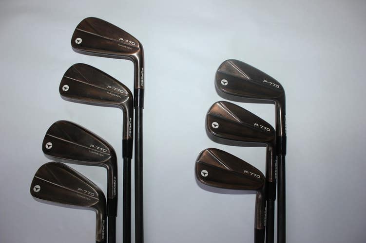TAYLORMADE P770 AGED COPPER 4-PW IRON SET - STIFF