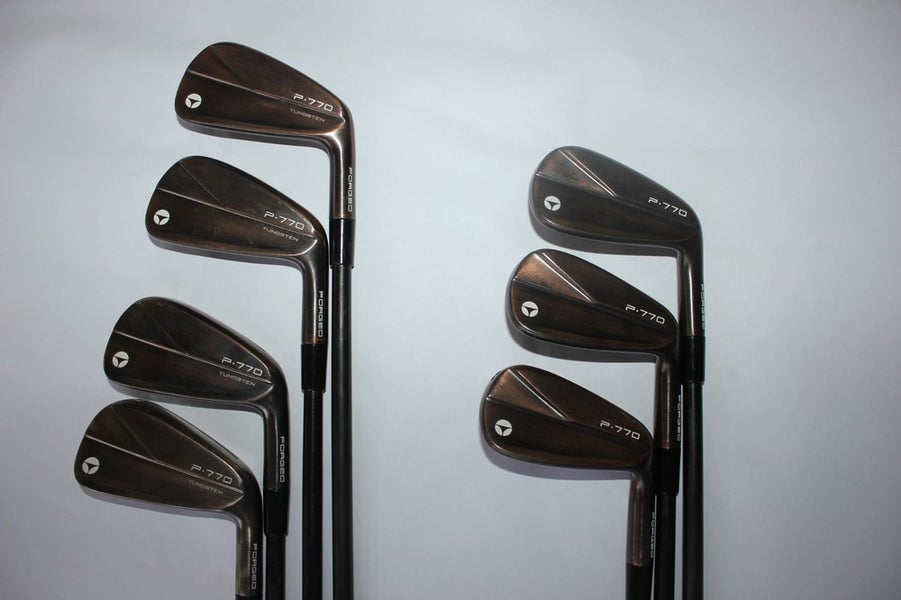 TAYLORMADE P770 AGED COPPER 4-PW IRON SET - STIFF